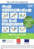La olimpiadas de las mujeres. Taller en Familia