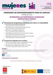 Curso empleo Mujer (Torrelaguna): Entrenando las competencias y habilidades básicas para el empleo